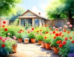 夏天庭院适合种什么花