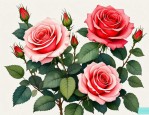 2025年小玫瑰花和玫瑰花