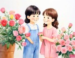 女儿生日鲜花送什么花