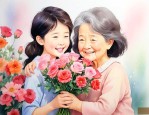 给丈母娘送花送什么花