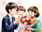 男孩成人礼送什么鲜花