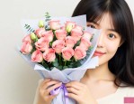 女朋友过生日送花的祝福语