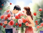 热恋中送花要送什么花