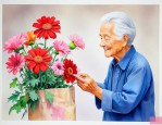 送花给老人什么花合适