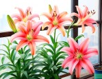 阳台养百合花风水好吗
