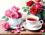 玫瑰花和什么泡茶喝最好