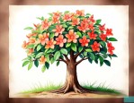 发财树的花是什么样子