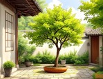 2025年庭院可以种槐树吗