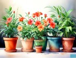 花卉盆栽四季绿植室内