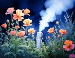 在夜间释放氧气的植物