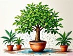 2025年发财树让雨淋好吗