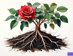 玫瑰花根变黑怎么处理