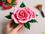 2025年手工编织玫瑰花朵