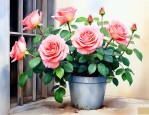 月季花室内的养殖方法