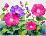 2025年牵牛花的开花特点