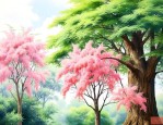 芙蓉树和合欢树是一种树吗