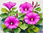 2025年牵牛花的成长过程