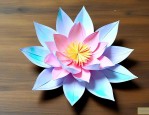 16张锡箔纸莲花折法