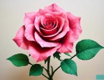 手工制作玫瑰花皱纹纸