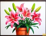 百合花盆栽冬天怎么养