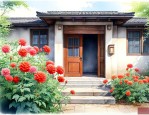 房前屋后栽什么花吉祥