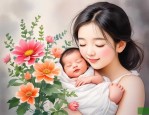 2025年生下孩子送什么花