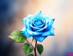 碎冰蓝玫瑰花语是什么