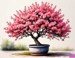 2025年四季开花的盆栽树