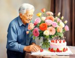 老人过生日买什么鲜花好
