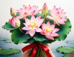 荷花花束的寓意和象征