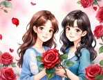 好朋友可以送玫瑰花吗