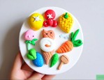 怎么用粘土做手工美食