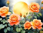 橙色月季花有哪些品种