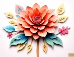 纸板手工制作花