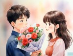 见面送女朋友什么花好