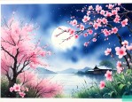 昨夜风雨声花落知多少
