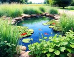 鱼池怎样种植水生植物