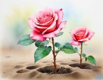 月季花可以用沙子扦插