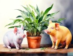 属猪家里养什么植物好