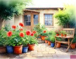 家里庭院适合养什么花