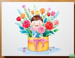 小孩生日送什么花合适