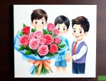 给男生过生日送什么花