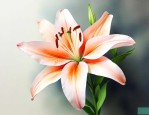 一张纸折一朵花百合花
