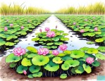 2025年荷花种藕苗怎么种