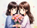 普通女朋友过生日送什么花