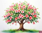 幸福树开花的心情句子