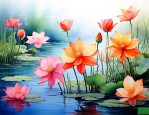 在水里面养的花有哪些