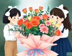 同学过生日送什么花好