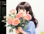 第一次和女生见面送花