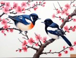 梅花喜鹊的寓意是什么
